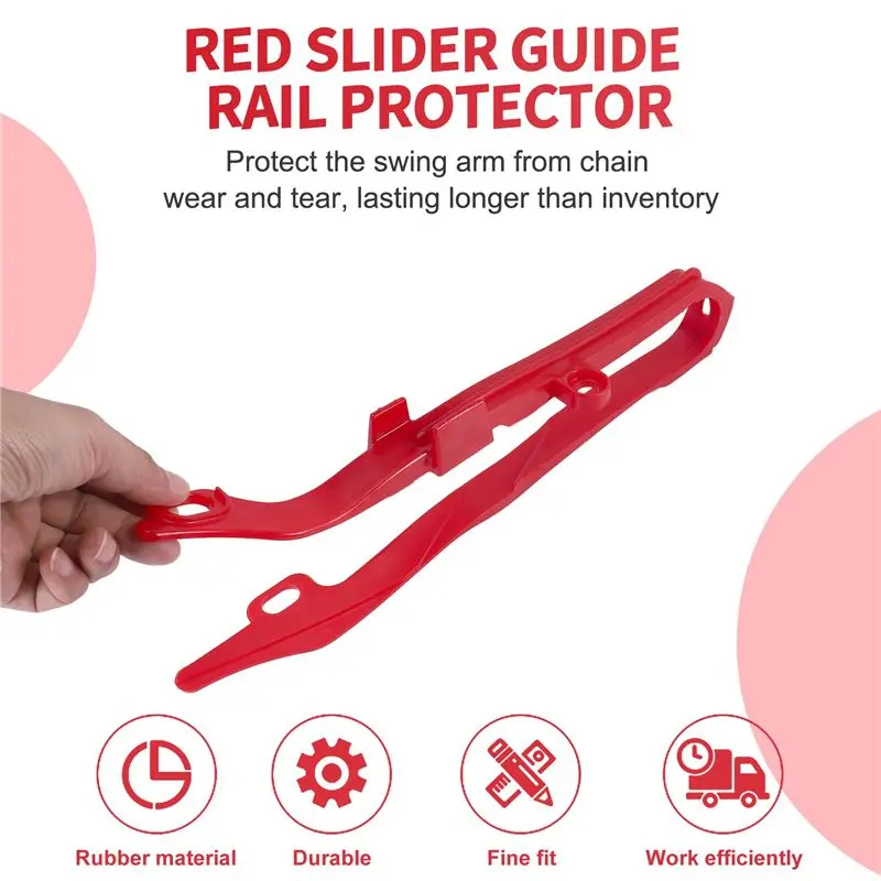 M46K-Motorcycle Dirt Bike Off Road Chain Slider Guide For Honda Crf250 Crf250r Crf450r