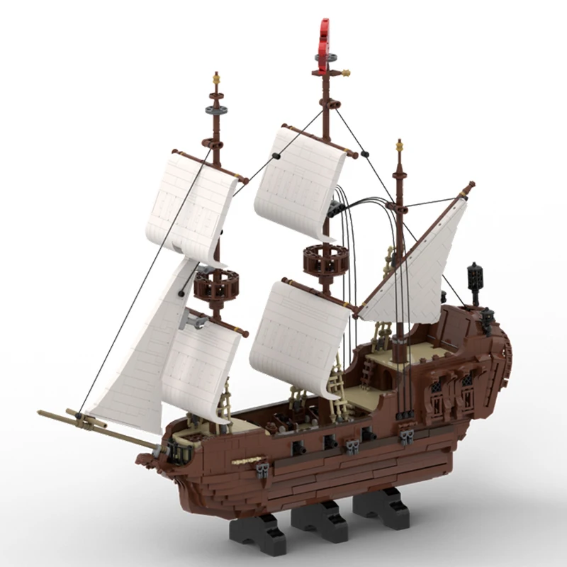 3697PCS medieval Pirate Series Death of a Sailsman ship Model DIY creative ideas Toy Assembly Puzzle Birthday block bricks Gift