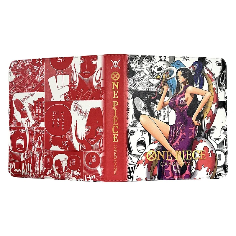 One Piece OPCG Card Binder Luffy Album 25th Anniversary Holder Collcetion Card 540pcs Card Holder 9 Grid PU Gold Stamping Folder