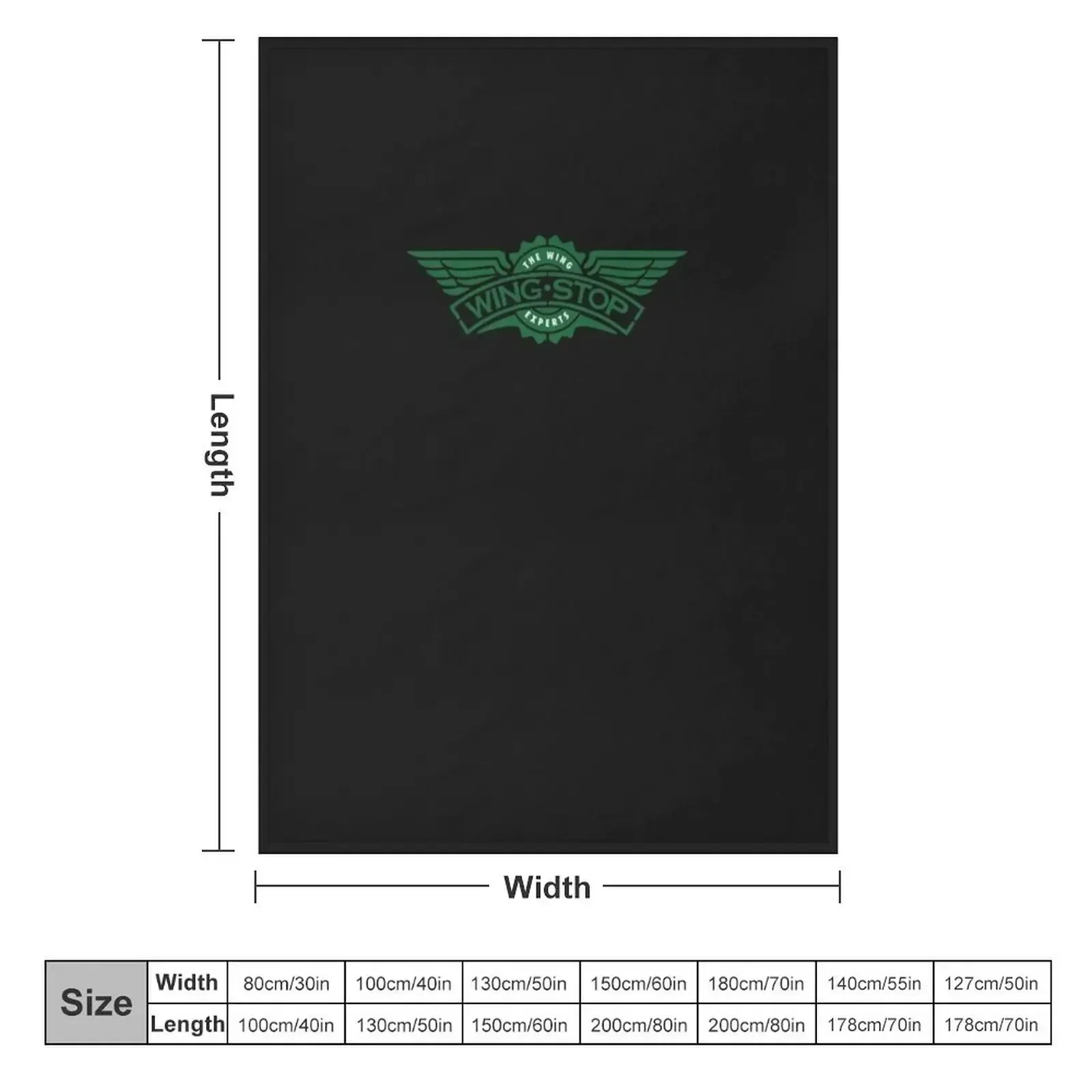 Best Selling - Wingstop Essential T-Shirt Throw Blanket couch cozy soft plush fuzzy picnic outdoor blanket