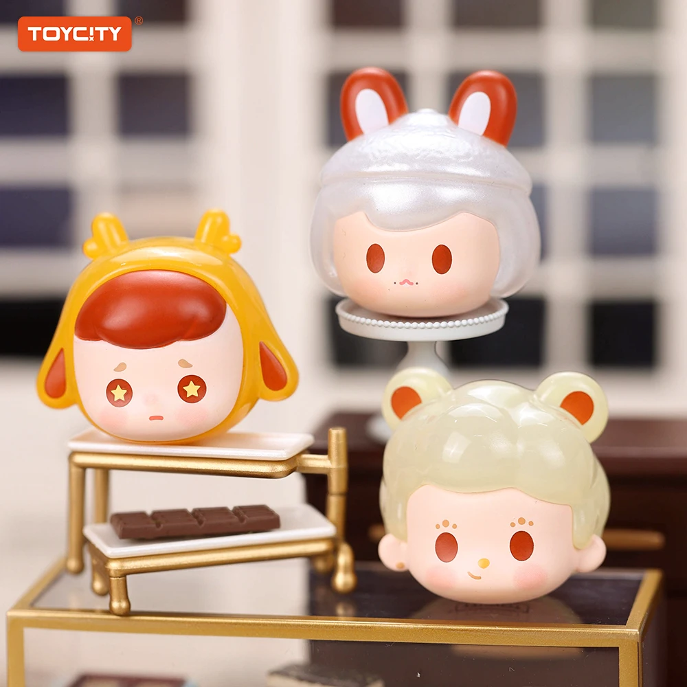 Série de aventura com sabor de cacau TOYCITY – Conjunto de adesivos para caixa cega misteriosa, brinquedos magnéticos fofos para geladeira (mini figura aleatória)