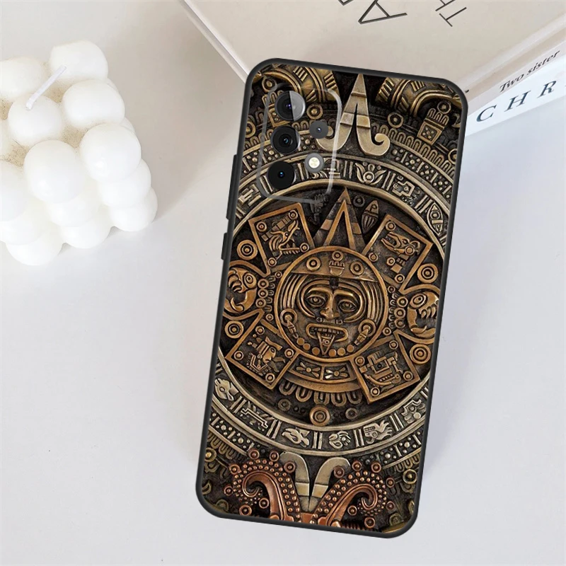 Mayan Calendar Cover Case For Samsung Galaxy A54 A34 A24 A12 A22 A32 A52 A51 A71 A13 A23 A33 A53 A73 A14