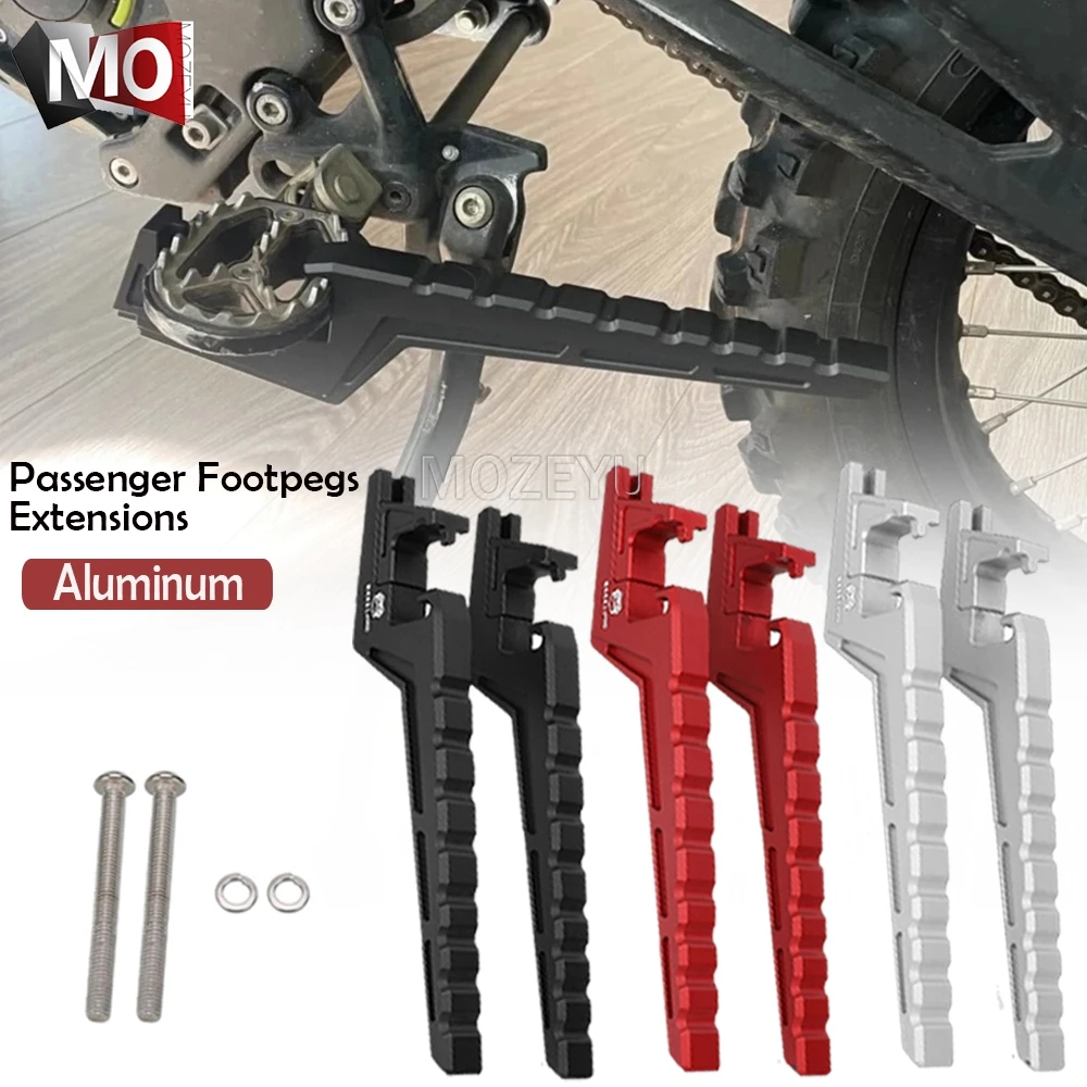 

Motorcycle Accessories Passenger Foot Peg Extensions Extended Footpegs Off-Road For Voge Rally 300 Rally300 2023 2024 2025 2026