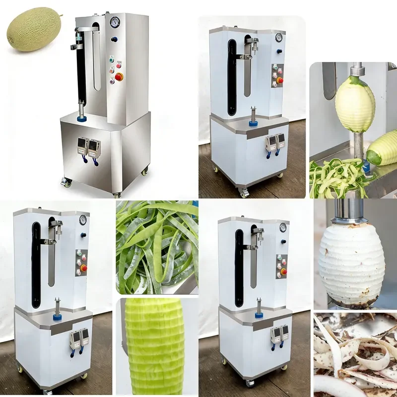 Electric Fruit and Vegetable Peeler for Taro Pumpkin Pineapple Mango Jackfruit 220V 380V 1000W High Power Kitchen Tool