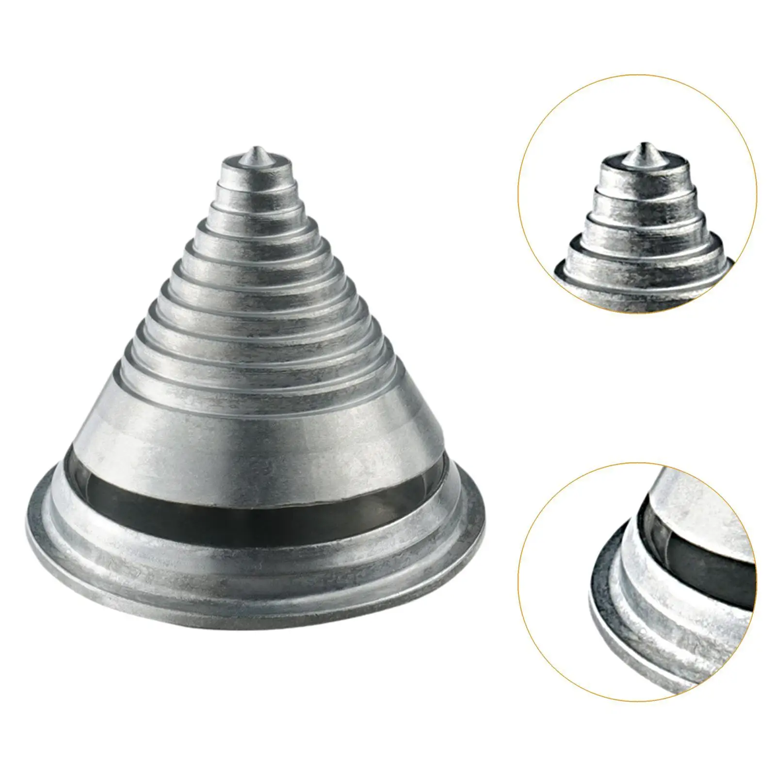 Lawn Mower Maintenance Blade Balancer Universal Zinc Cone Accessory Reduces Abnormal Vibration for Longer Component Life