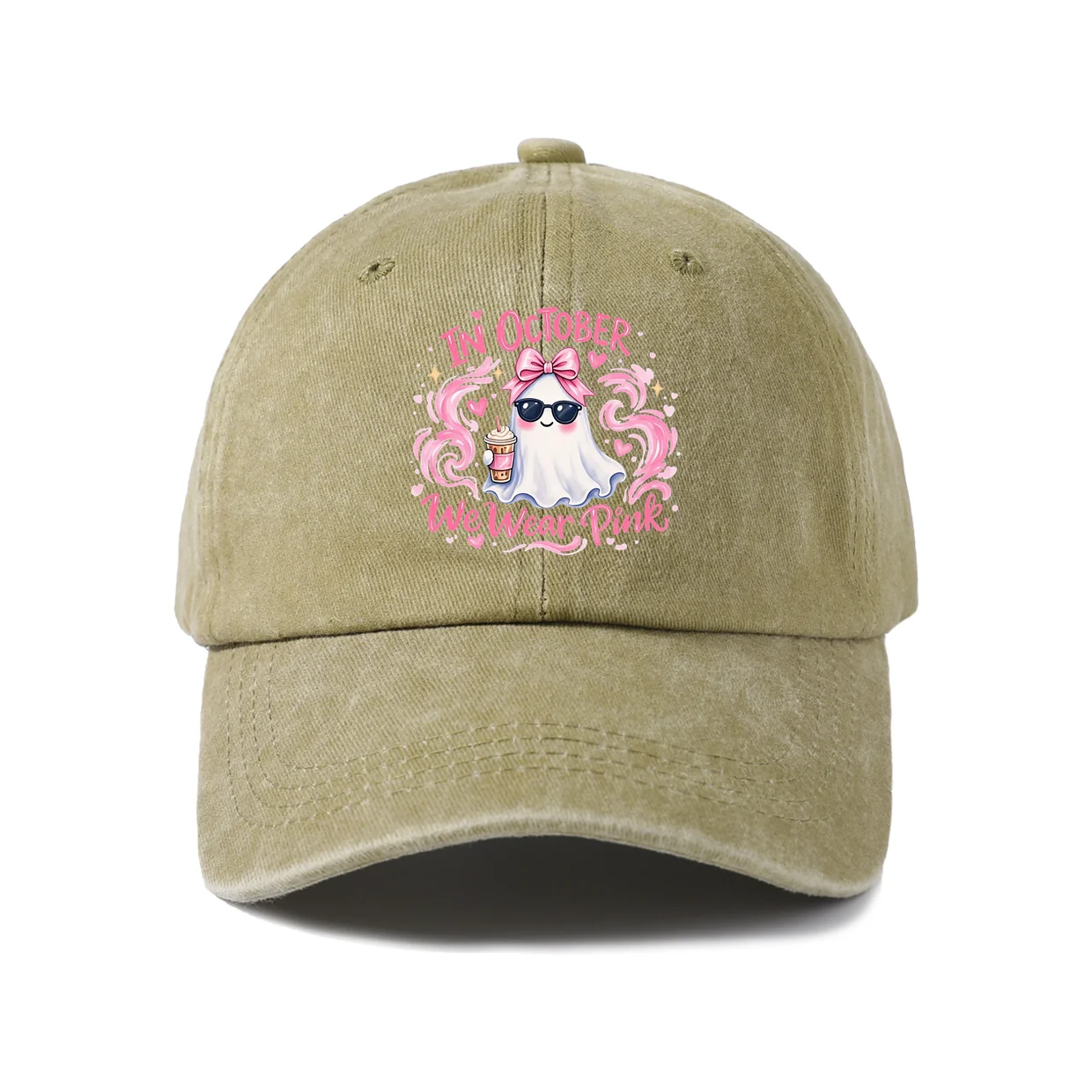 Expressive Slogan Graphic Graphic Baseball Cap, Vintage Washed Adjustable Unisex Dad Hat, Casual Gift