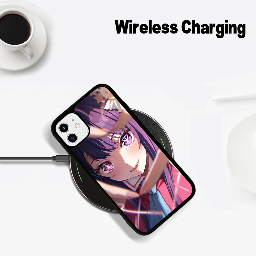 Anime O-Oshi N-No Ko Hoshino  Phone Case Magnetic Case For iPhone 14 13 12 11 15 Pro Max Plus Mini For Magsafe Wireless Charge C