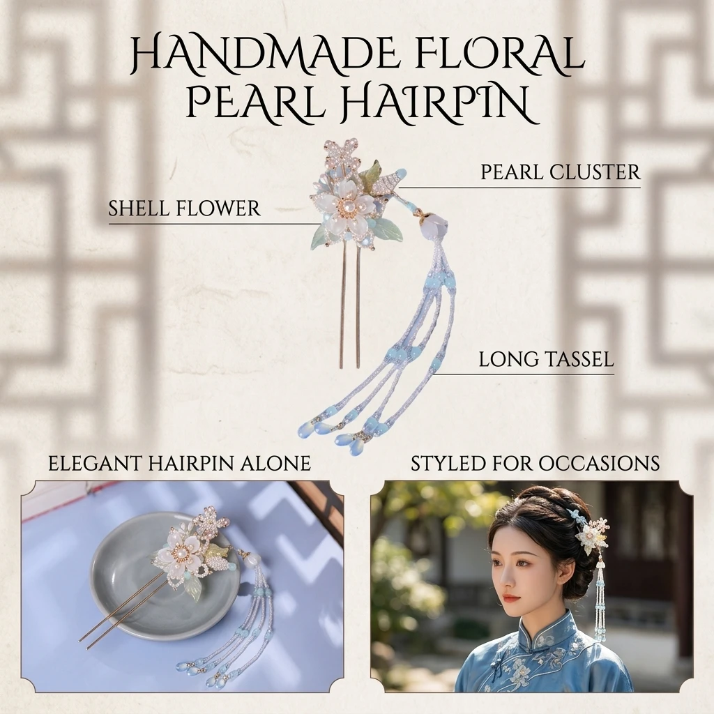Szpilki do włosów Hanfu, ręczn – Women Accessories For Hand recenzja i cena
