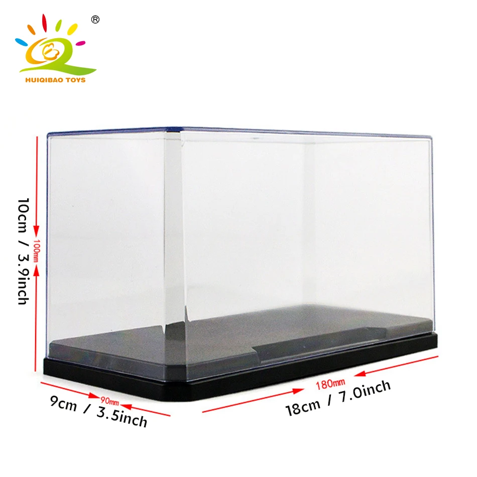HUIQIBAO Stofdicht Figuren Vitrine Box Show Case Voor Model Collectie Bouwstenen Display Box Bricks Speelgoed Kinderen Volwassen