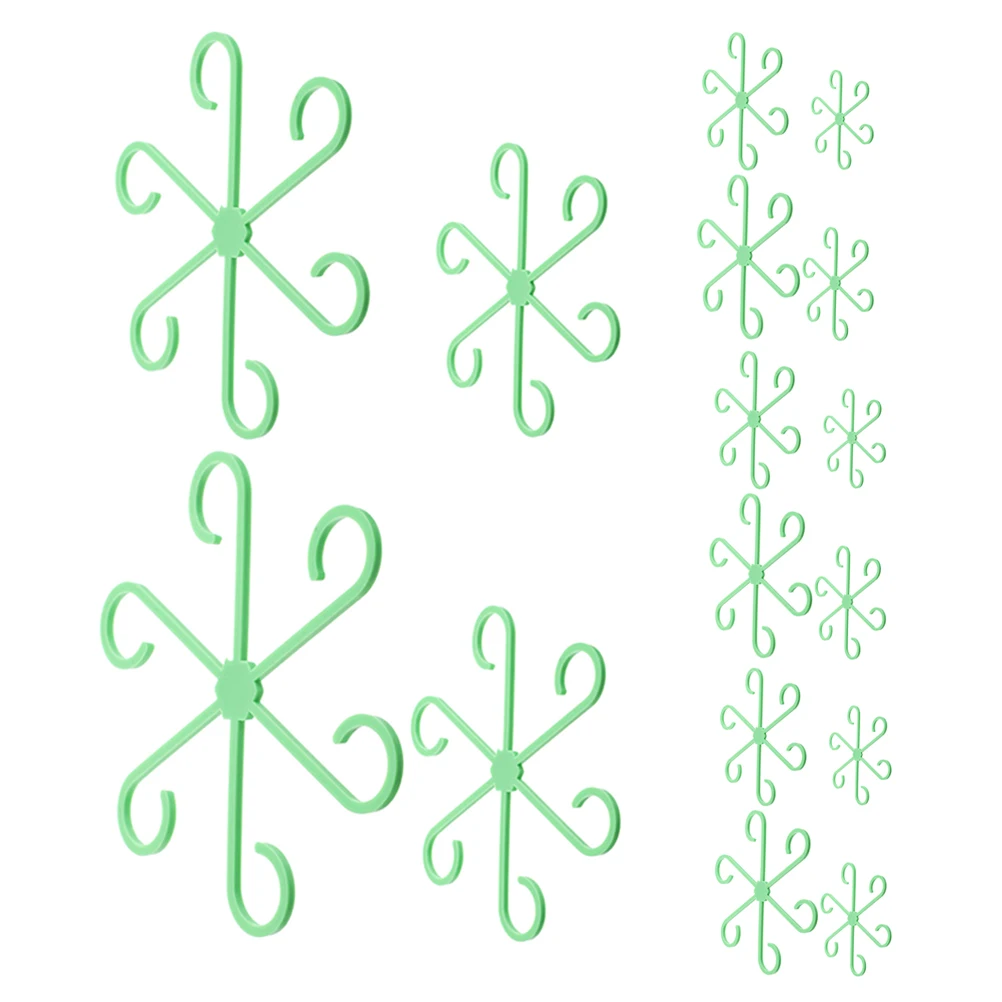 

16Pcs Plant Stem Support Set Heavy Duty Plastic Stem Holders for Indoor Plants Climb Support Bracket for Healthy Growth Garden