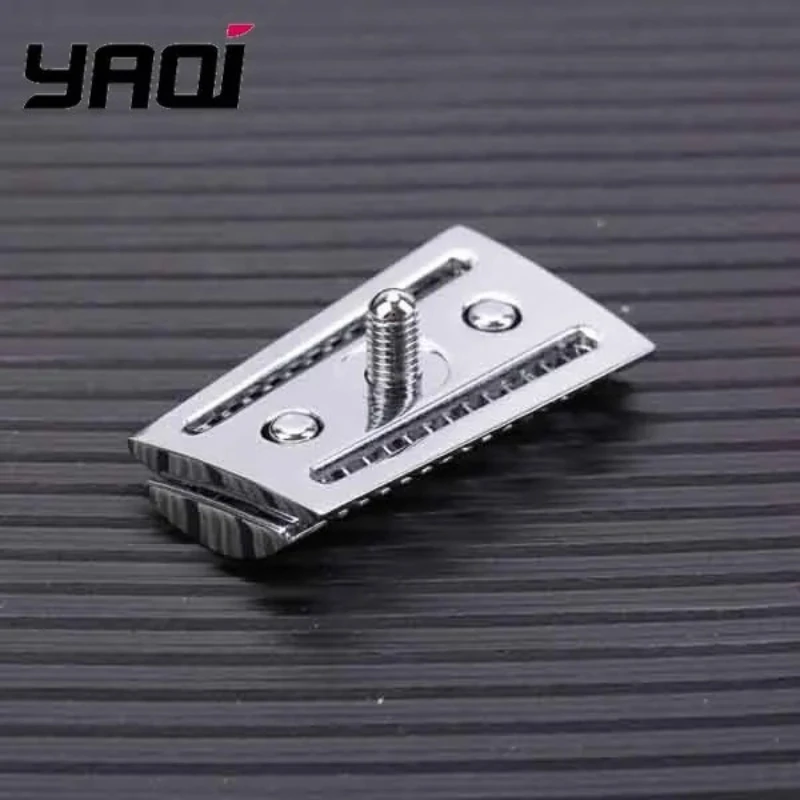 YAQI Top Aggressive Chrome Color Double-edged Mens Slant Safety Razor Head Replacement Accessory