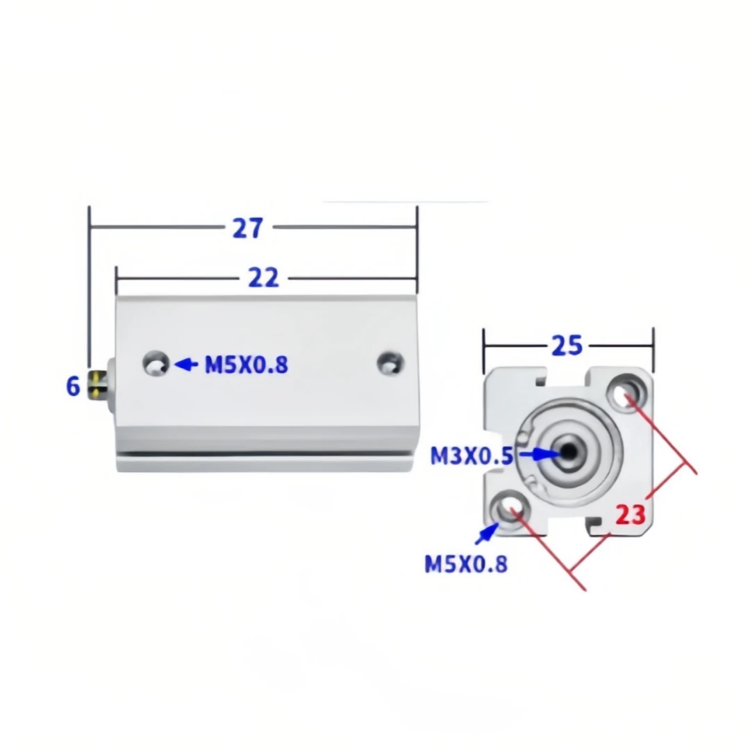 Pneumatic Cylinder With Position Sensor Pneumatic Cylinder Manufacturers Pneumatic Cylinder Catalogue SDA12-5