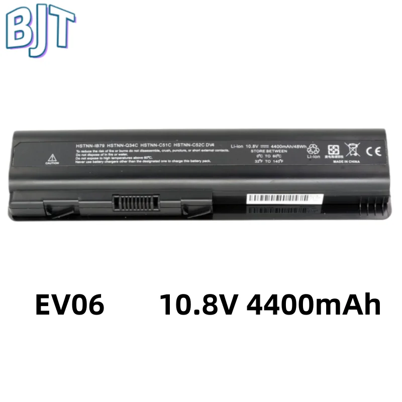 

100% New EV06 Laptop Battery For HP CQ40 CQ45 DV4 DV5 DV6 CQ61 CQ41 CQ50 G50 G60 HSTNN-C51C HSTNN-LB72 HSTNN-W49C 484170-001