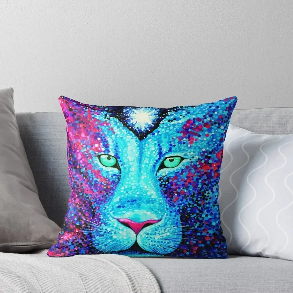 Cosmic Lion Throw Pillow Sofa Cover christmas ornaments 2025 pillow