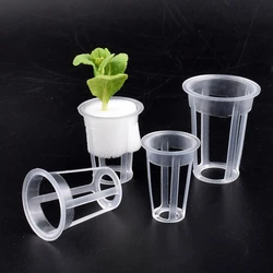 50 Stuks Grondloze Teeltplant Mand Balkon Groenten Hydrocultuur Kolonisatie Cup Multi-Size Aeroponics Plastic Kweekgaas Pot
