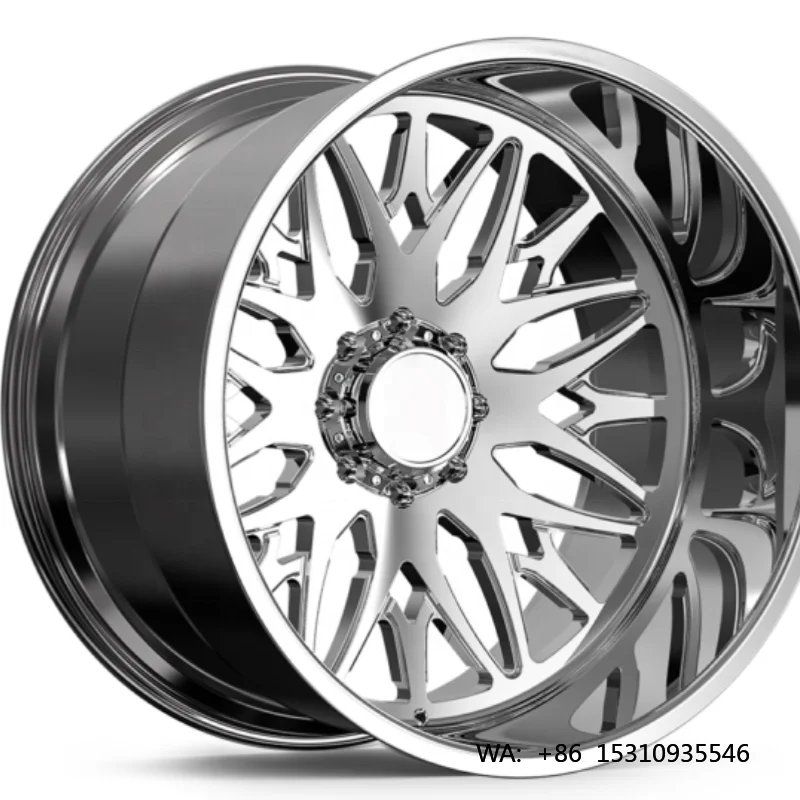 

Polished Deep Lip KG1 Trident Same Type Chrome Forged 8 Lugs 10 Lug 6 Lugs Pattern Alloy Wheel for Chevy Silverado1500 2500 3500