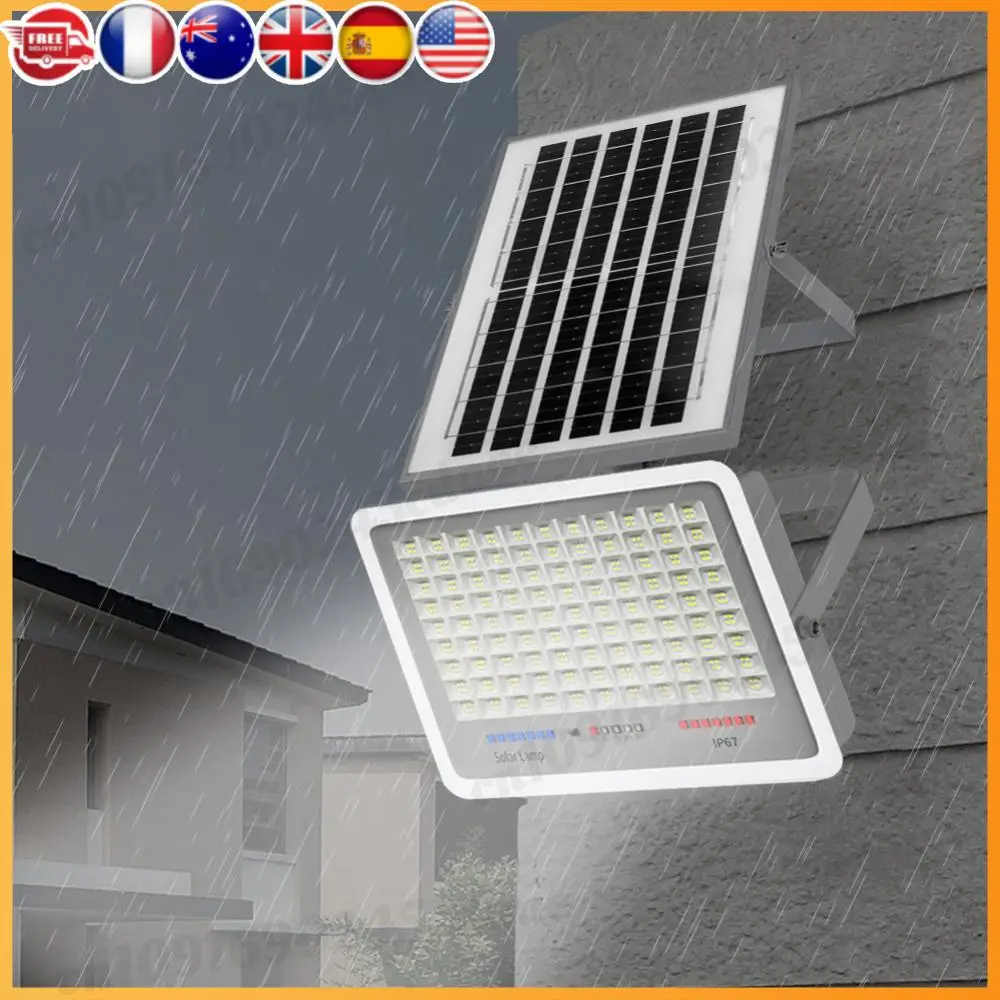 

Светодиодный прожектор на солнечной энергии IP67 Водонепроницаемый уличный настенный прожектор с автоматическим включением Наружный настенный светильник Многорежимный для сада и двора