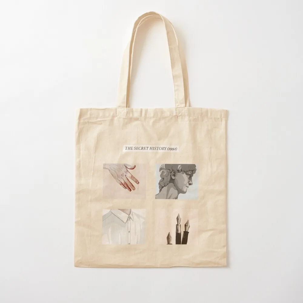 the secret history book poster Tote Bag cloth bag woman bags woman 2025 tote bag custom