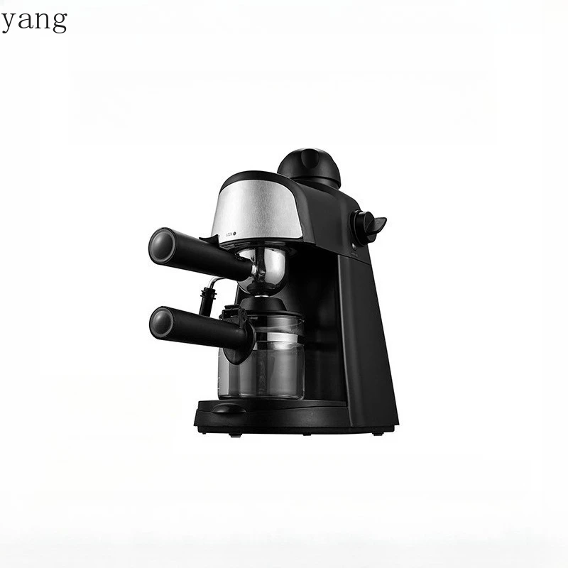 LTT Italian household small semi-automatic pressure coffee pot steam integrated milk foam