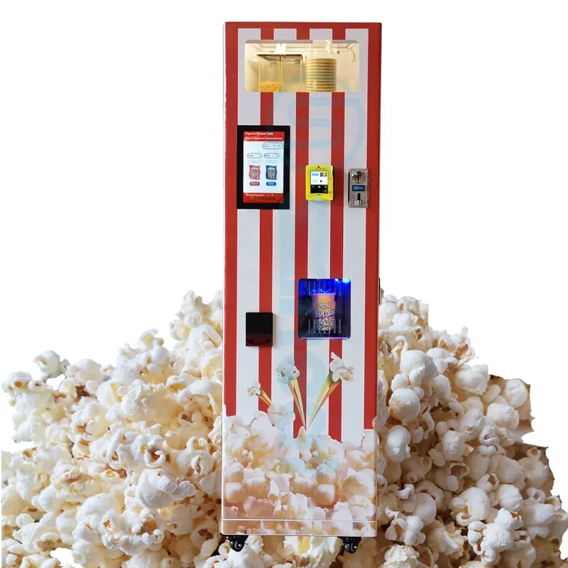 Machine Vending Snack Food with Popcorn/Intelligent High Technical Automatic Popcorn Maker