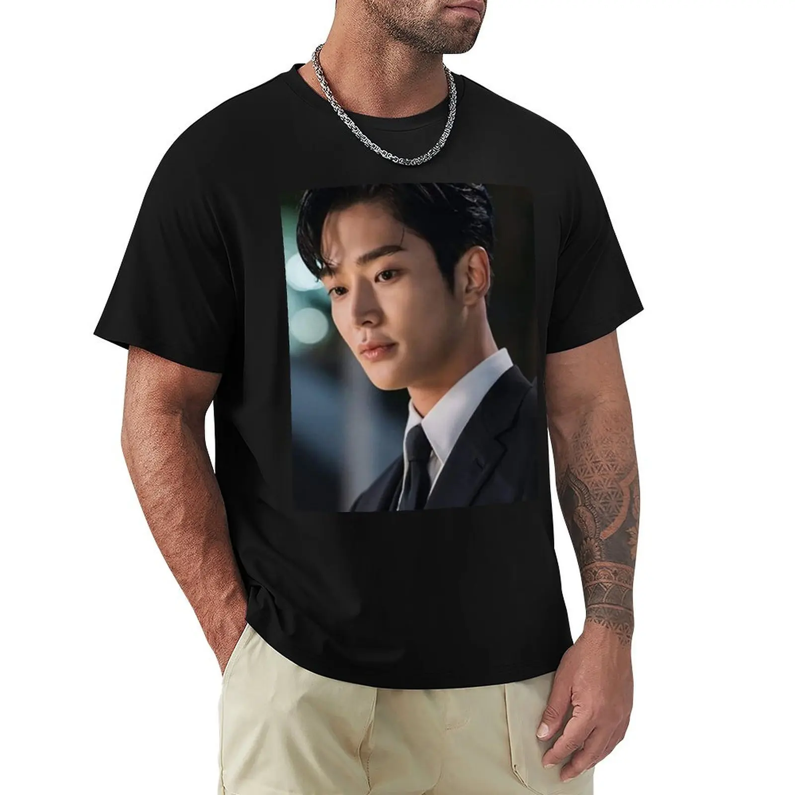 

Rowoon actor T-Shirt Casual Trendy Streetwear Tee Shirt