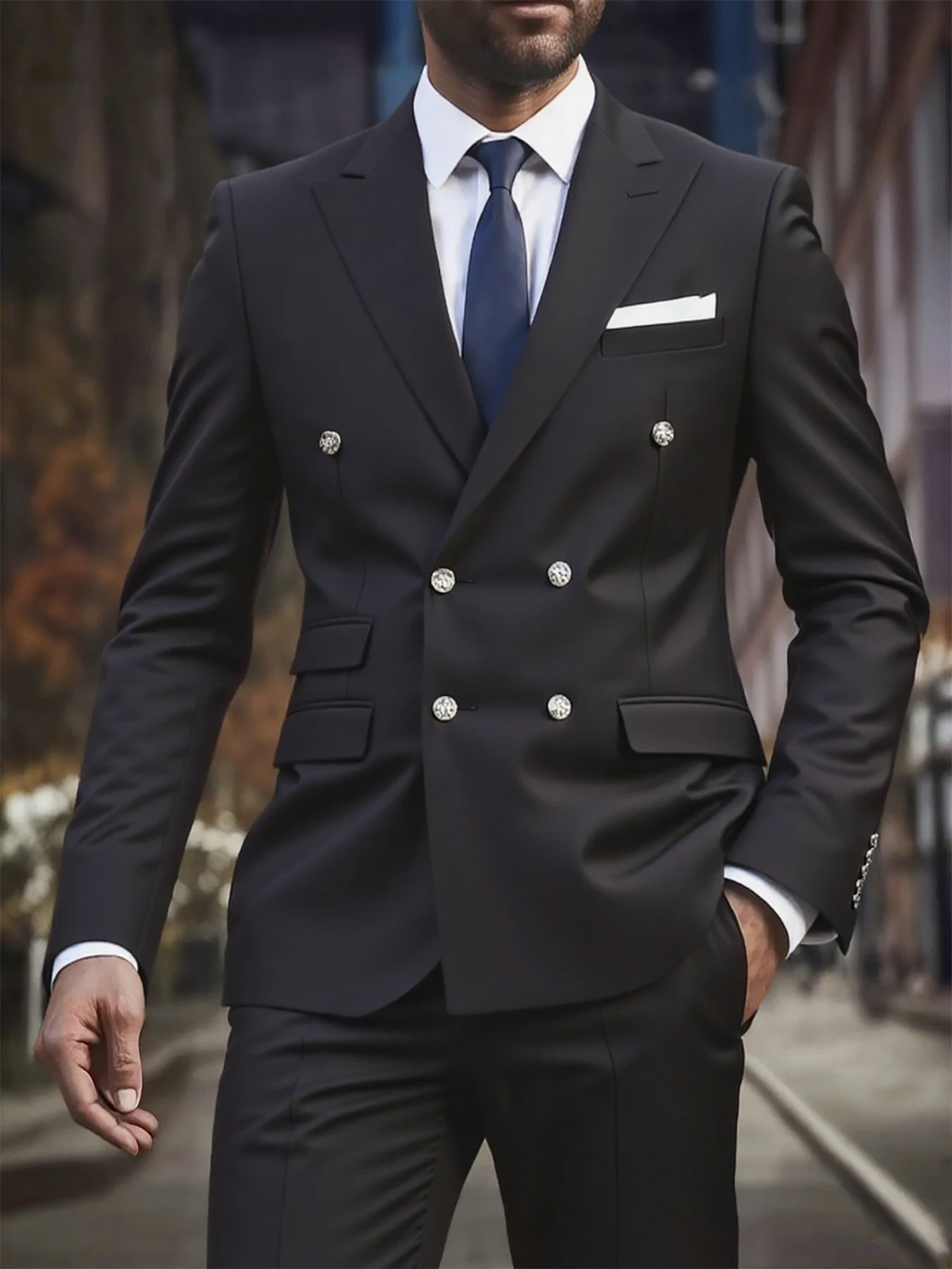 

Men's Classic Formal Suit - Versatile Wear for Graduation Ceremonies, Weddings & Corporate Events