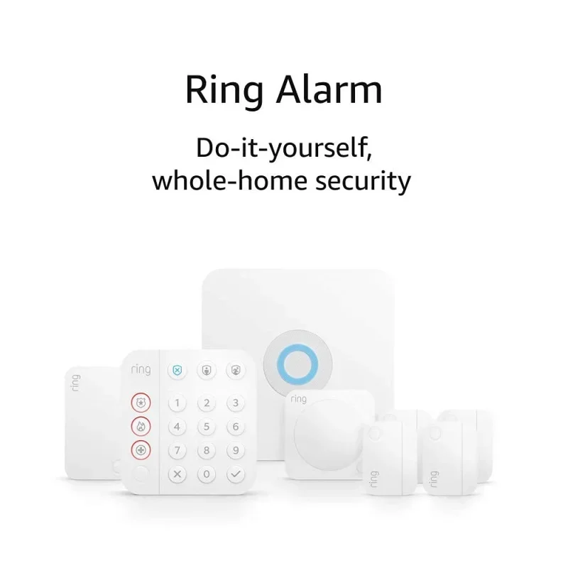 8-piece kit (2nd Gen) – home security system with 30-day free Ring Protect Pro subscription