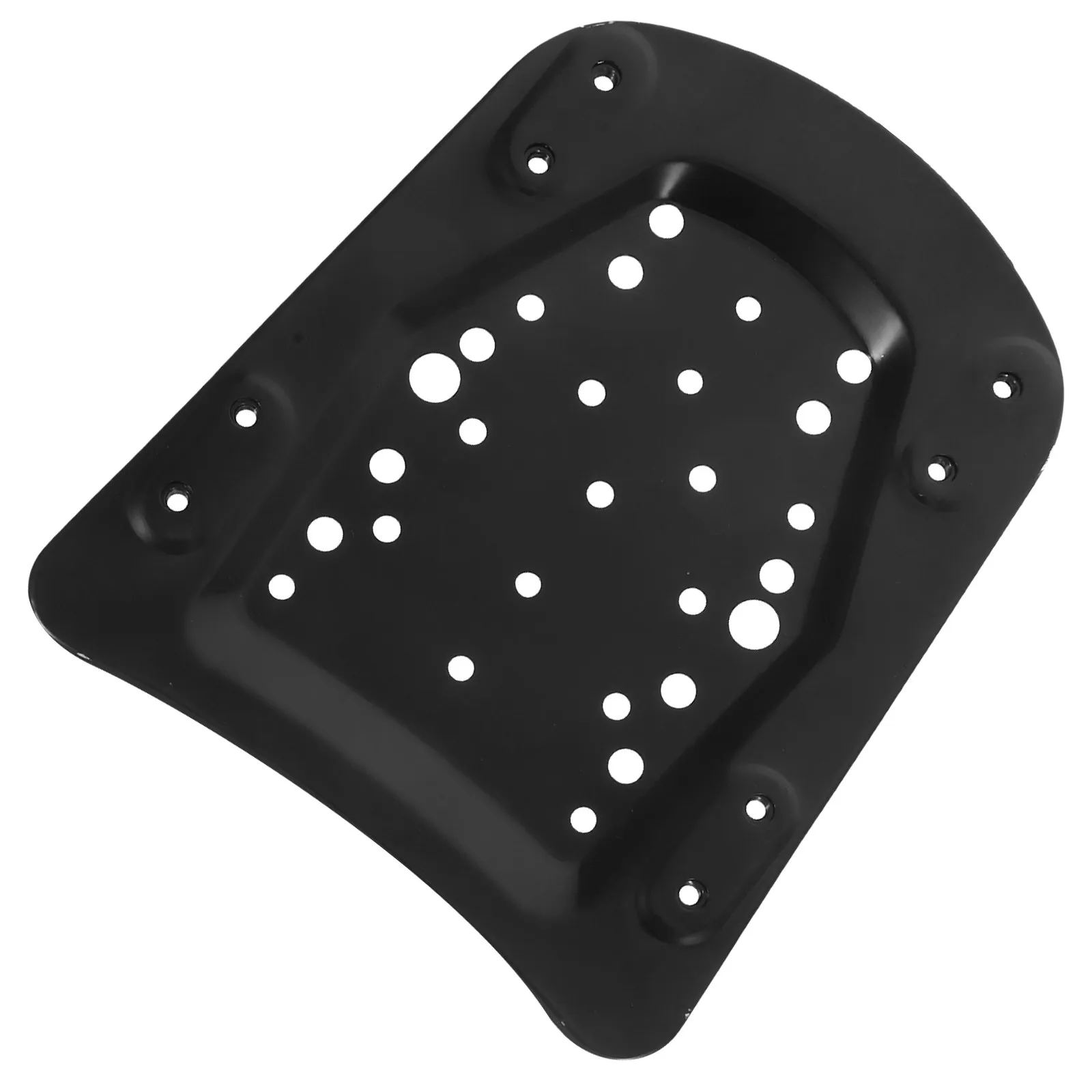 

1Set Universal Motorcycle Rear Tail Box Base Plate Heavy-Duty Metal Trunk Mounting Bracket with Protective Padding for Scooter