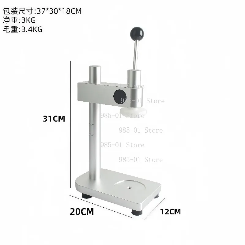 Commercial Manual Can Sealing Machine, Milk Tea Juice Bottle Sealing Equipment for Shop and Stall Use