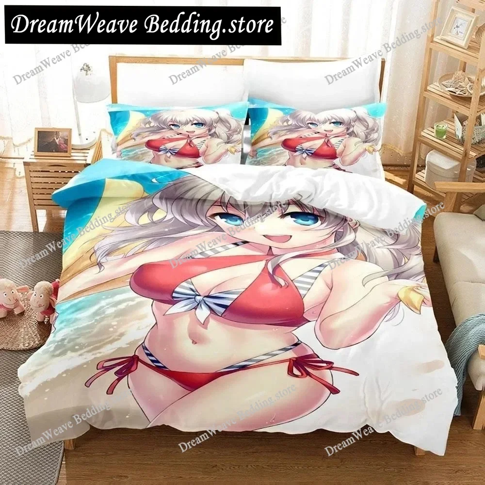 

New 3D Print Anime Kawaii Girls Charlotte Bedding Set Single Twin Full Queen King Size Bed Set Adult Kid Bedroom Duvetcover Sets