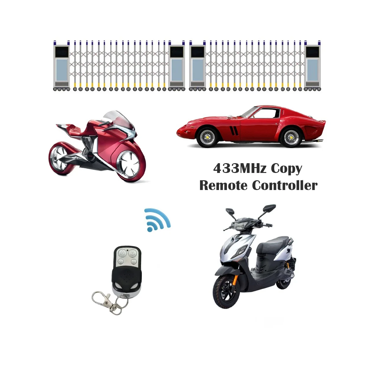 Telecomando apriporta per Garage con cancello elettronico telecomandato