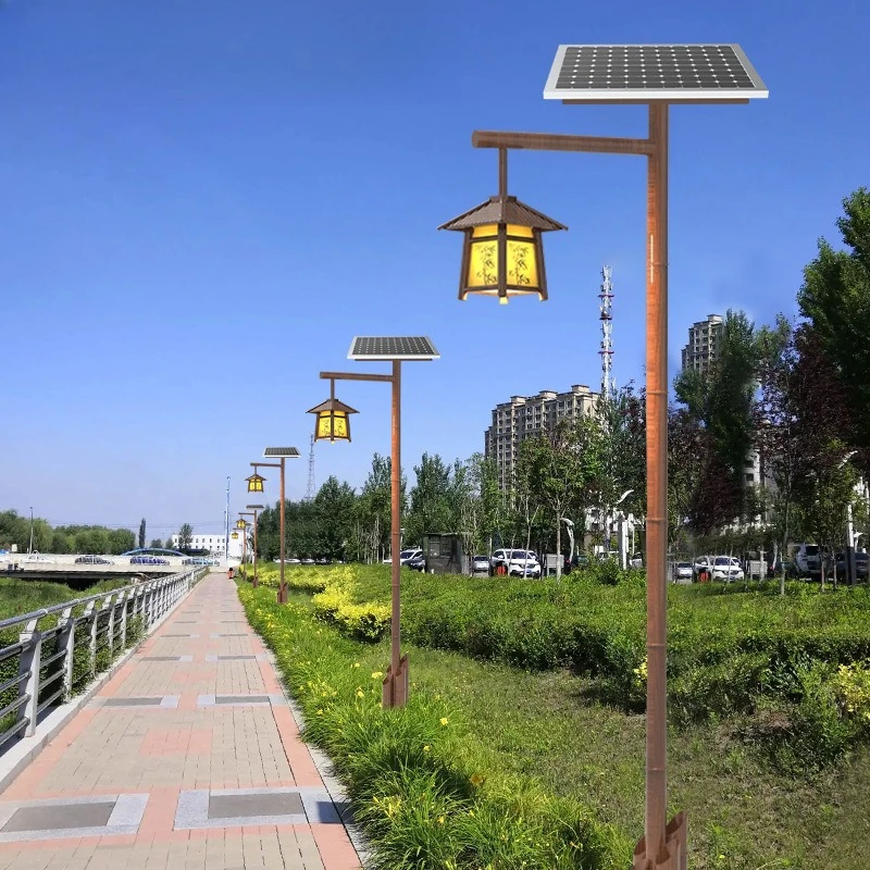 

Street lamp outdoor waterproof high pole lawn scenic park landscape Chinese retro garden