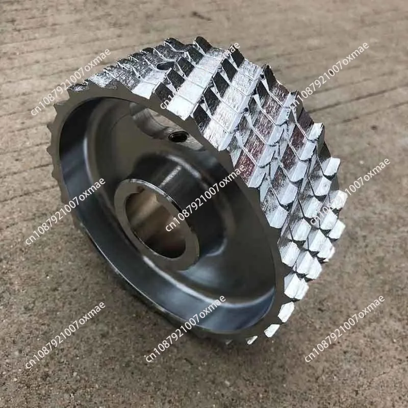 For Qingcheng Regal Four-sided Planer Steel Wheel  Iron Wheel Gear Keyway Six-hole Woodworking Machinery Accessories