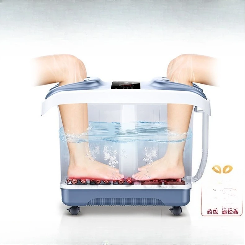 Double foot soaking bucket Automatic constant temperature heating Electric massager Household high-depth intelligent health