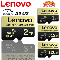 Lenovo 2TB SD Memory Card 1TB 512GB 256GB A2 U3 Micro TF SD Card 128GB High Speed MLC TF Card For Nintendo Switch Ps4 Games