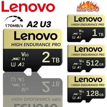 Karta pamięci Lenovo 2TB SD 1TB 512GB 256GB A2 U3 Micro TF SD Card 128GB High Speed MLC TF Card do gier Nintendo Switch Ps4