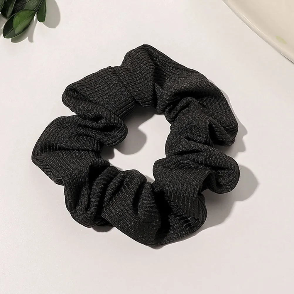 

4Pcs Elastic Hair Ties Scrunchies for Women Ponytail Holders Simple Delicate Color Exquisite Design Accessory