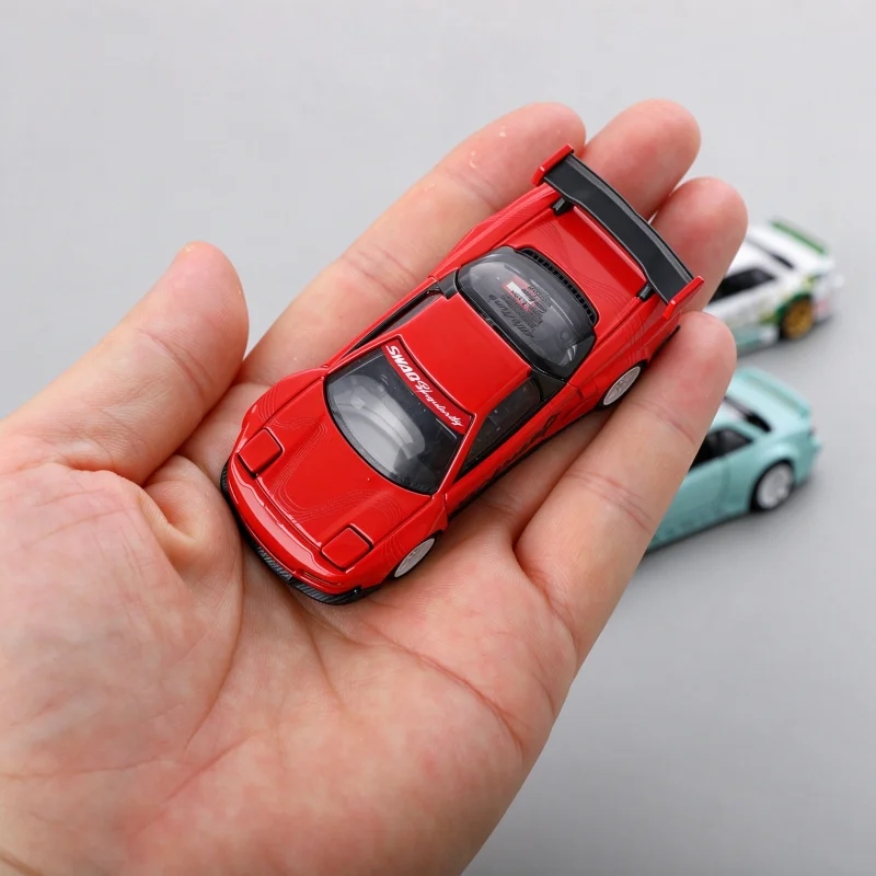 Genuine Tomica Custom Works NSX Nissan Silvia S15 Race Car Diecast Model Collectible Display Ornament For Fans Birthday Gift Toy