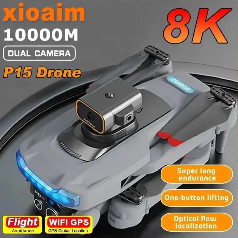 

For Xiaomi P15 Drone 8K HD Professional Camera GPS Aerial Photography Dual-Camera Omnidirectional Obstacle Avoidance Christmas