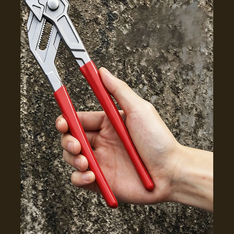 Quick Adjust Water Pump Pliers Multi Grip Groove Joint Plier Adjustable Wrench Tool For Plumbing Locking Household Plumbing Tool view 4