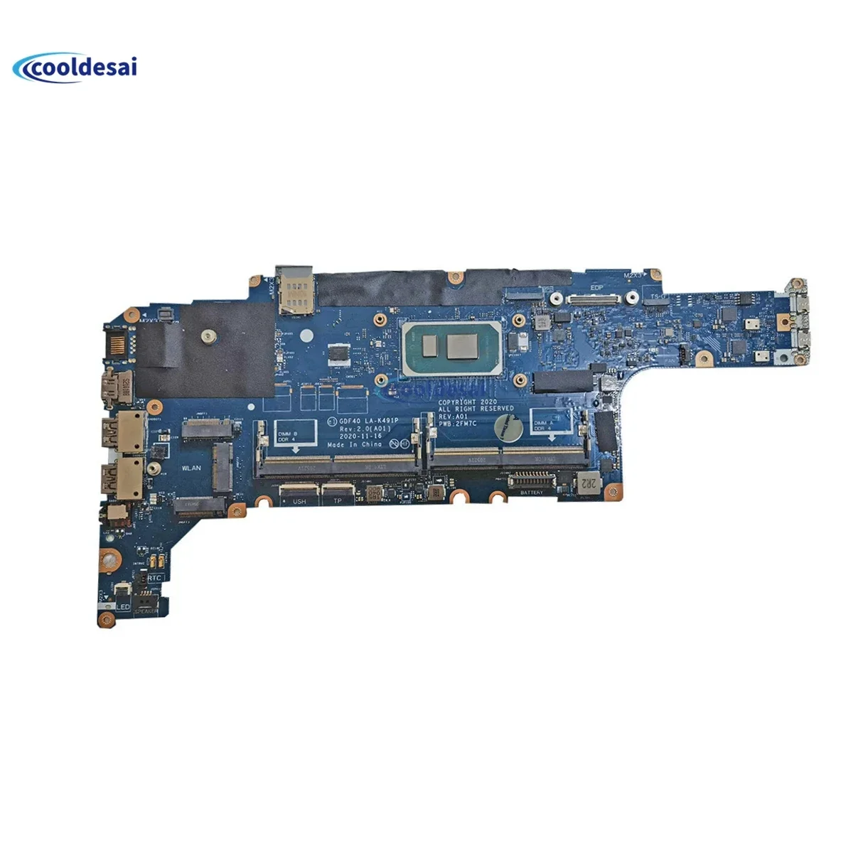 

GDF40 LA-K491P для DELL Latitude 14 5420, материнская плата для ноутбука с процессором i5/i7-11-го поколения, материнская плата для ноутбука, 100% полностью протестирована, ОК