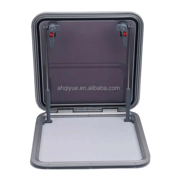 New 450x450mmHeavy Duty Marine Porthole Window External Push Type Waterproof Hatch