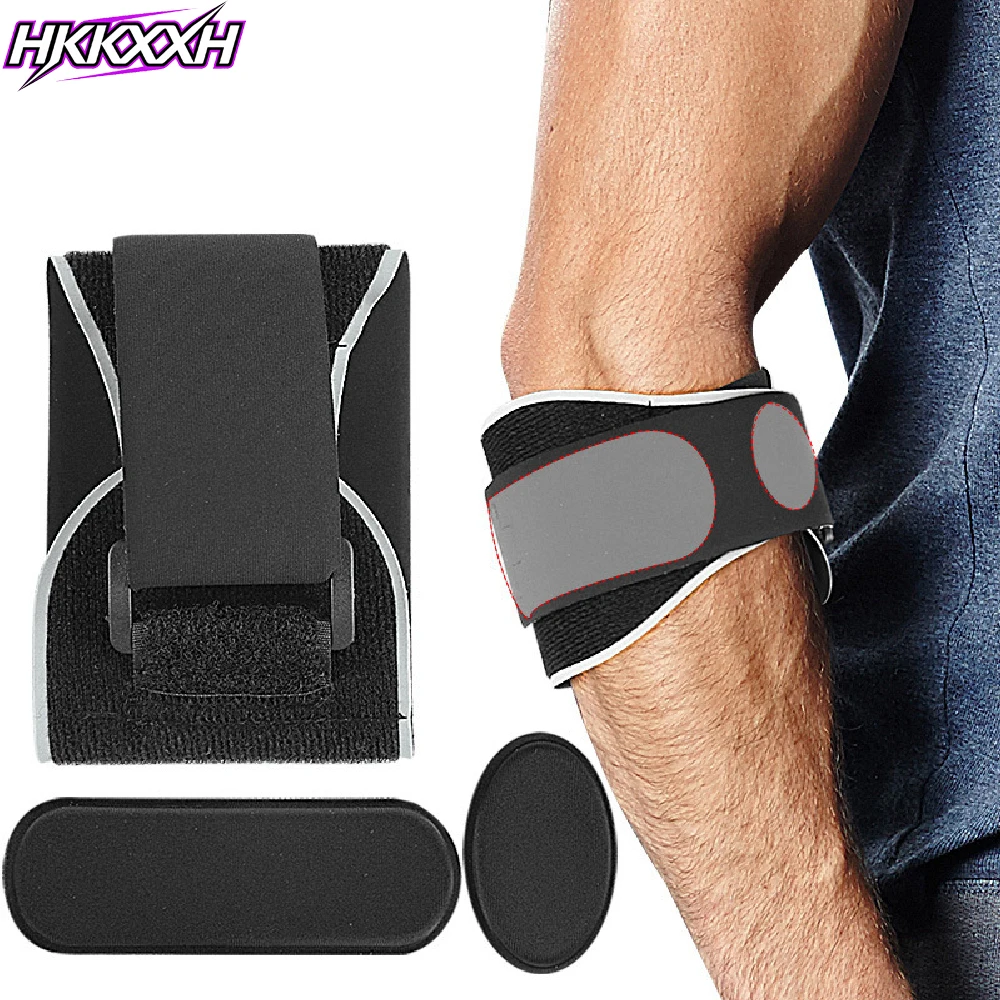 1PCS Men Women Soft Rebound Elbow Brace, Adjustable Shock Absorbing Forearm Support Strap for Tennis & Golfer’s Elbow