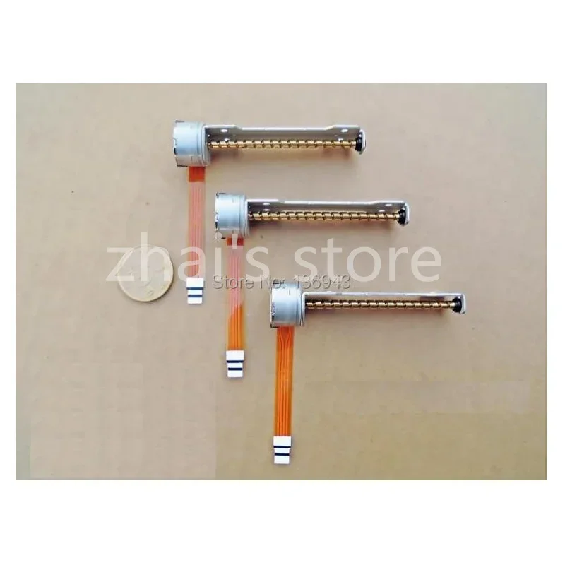 Nuevo 2 uds Japón Nidec Original 15MM 2 fases Motor paso a paso de 4 cables con varilla de tornillo de 50,5mm