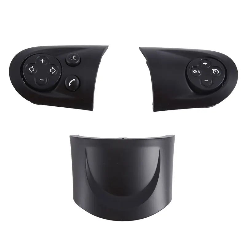 Audio Cruise Car Steering Wheel Control Switch Trim Cover Black Car Accessories For BMW MINI Cooper R55 R56 R57 R58 R59 R60 R61