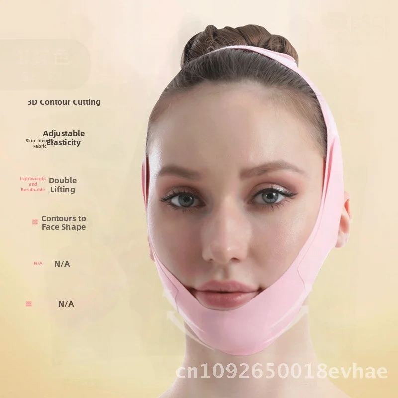 Masque de pansement pour le visage en V, léger et respirant amélioré, aide à la mise en forme du visage pour le contour et le contour respectueux de la peau