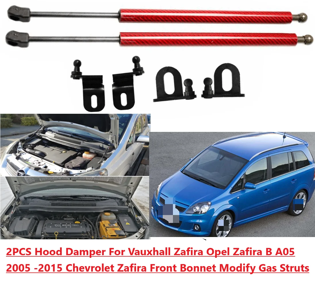 

Hood Damper For Vauxhall Zafira Opel Zafira B A05 2005-2015 Chevrolet Zafira Front Bonnet Modify Gas Struts Lift Support Shock