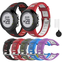 Dual Color Watch Strap Soft Smart Silicone Watch Band Watch Accessories Wristband for SUUNTO Quest M1 M2 M4 M5 M Series