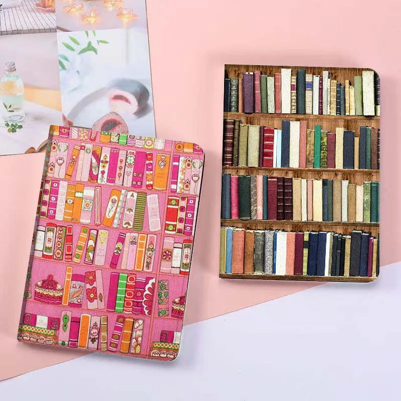

Creative bookshelf pattern For Huawei MatePad Pro Air 12 X Honor Pad 8 V8 9 13 GT GT2 3 12.6 13.3 Inch Tablet Case