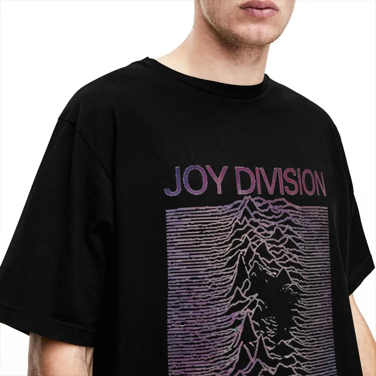 Rock Band Joy Division Unknown Pleasures Shirt Accessories Men Women\'s Cotton Unique Tee Shirt Clothing Gifts